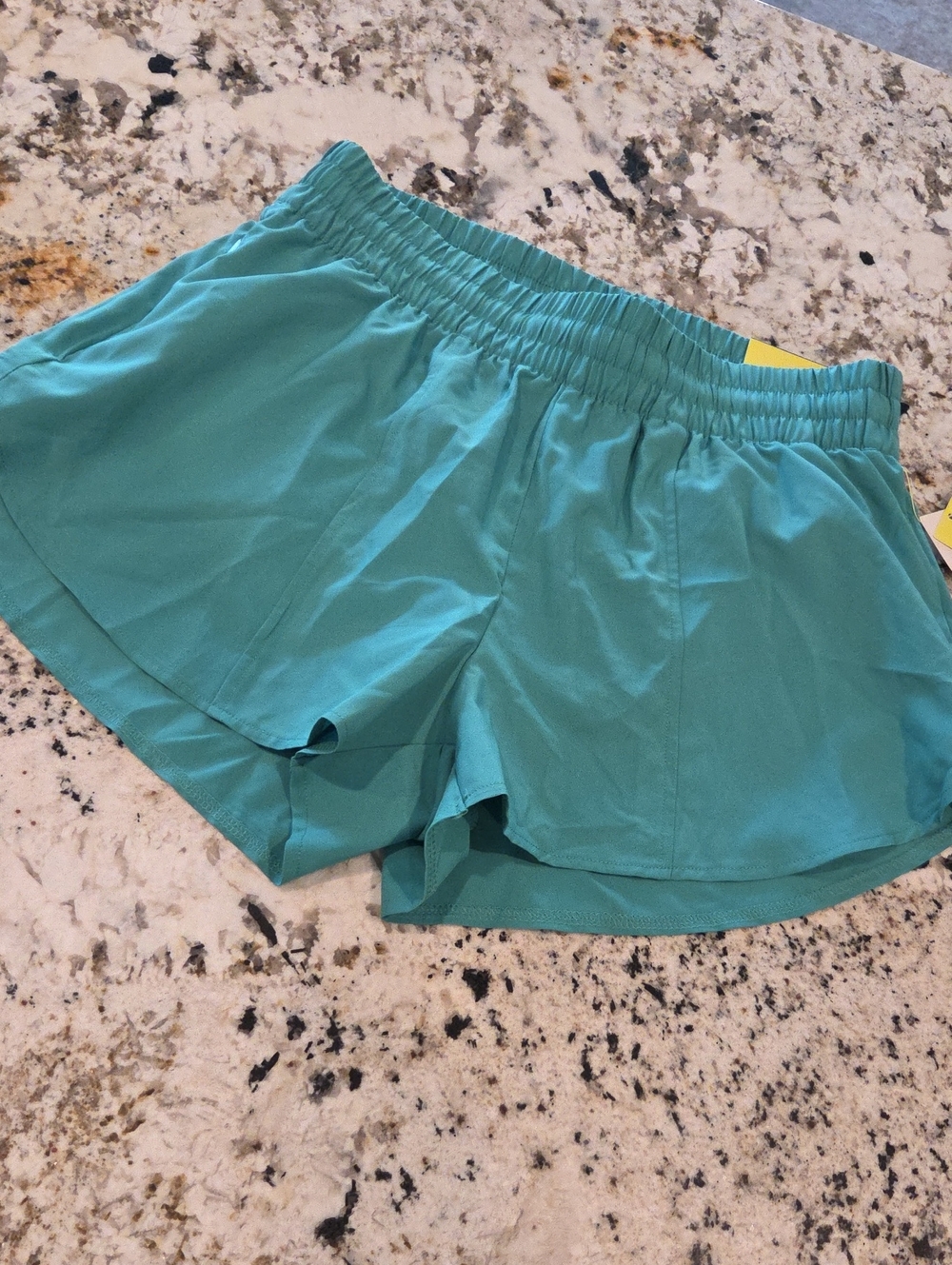 all in motion Teal Athletic Shorts with Elastic Waist Size Medium